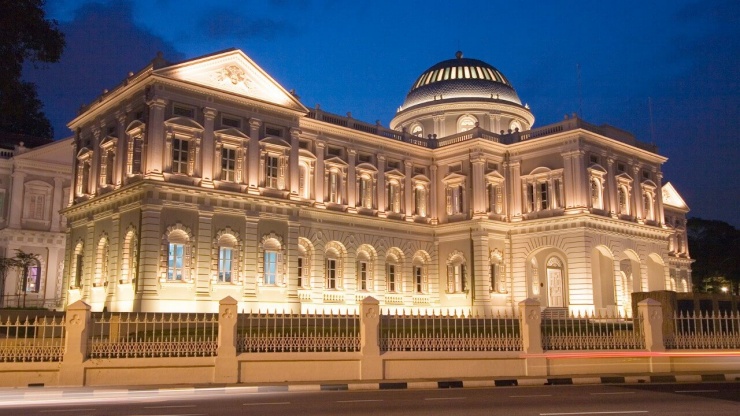 Night view of the National Museum of Singapore - YourSingapore Photo