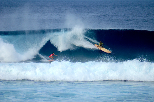 Surfing at Calicoan Island