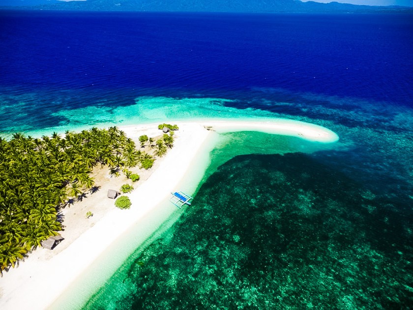 Cuatros Islas in Leyte aerial