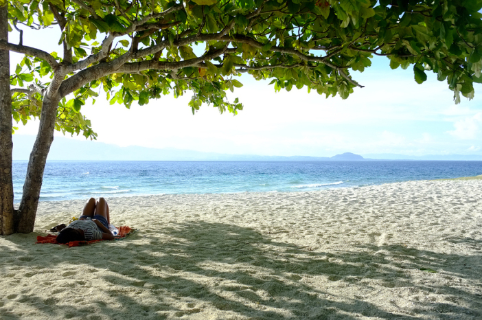 Under the tree Cuatros Islas in Leyte Stunning Photo