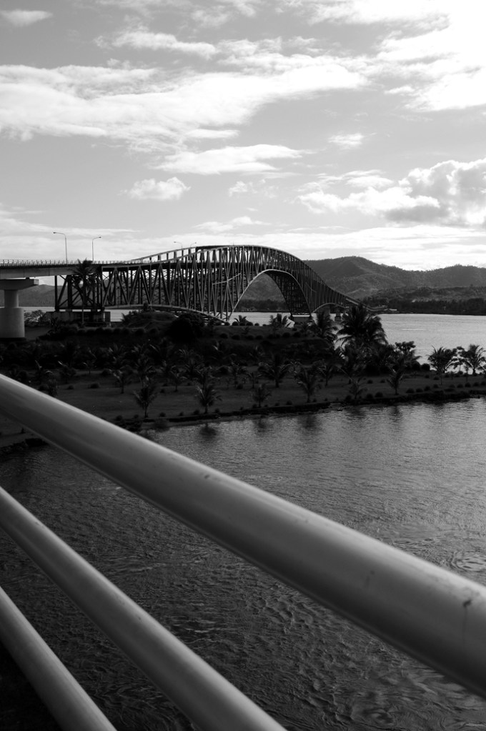 The city could be reached through San Juanico bridge in Tacloban