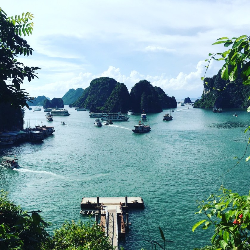 Halong Bay view from atop - Vietnam