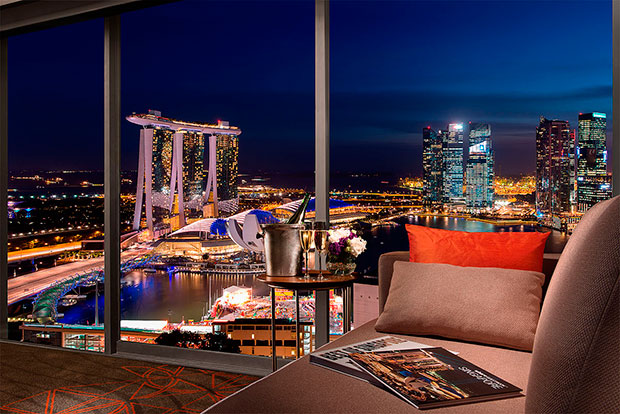 Pacific Club Lounge view