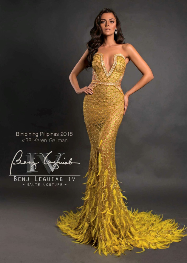 Karen Gallman for Binibining Pilipinas 2018