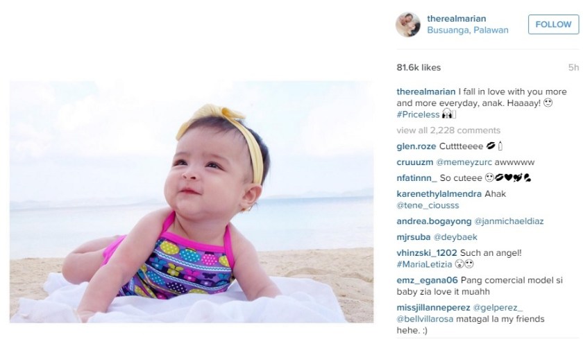 Marian Rivera and Dingdong Dantes' Daughter