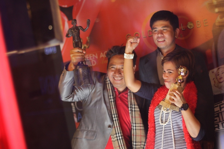 JUST LIKE STARS. All dressed up for the Hollywood