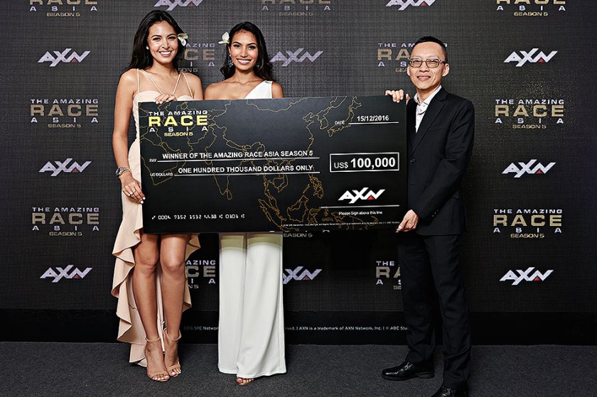 Parul Sha and Maggie Wilson win Amazing Race Asia 2016