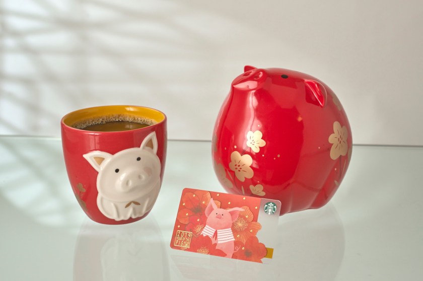 year of the pig starbucks collection