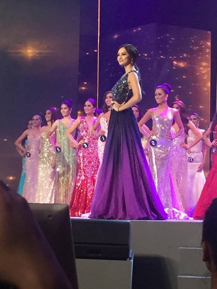 Kylie Verzosa on stage Binibining Pilipinas 2016 International 