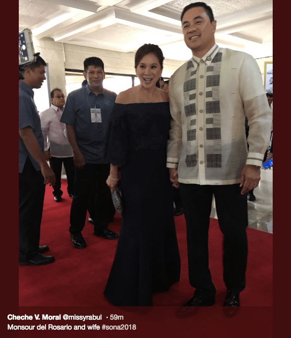 Monsour Del Rosario at SONA 2018