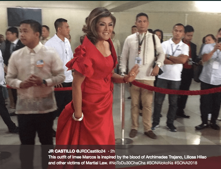 IMEE MARCOS at SONA 2018