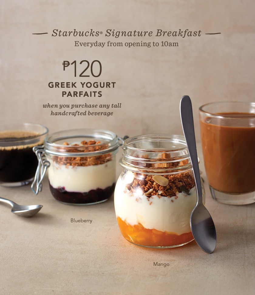 Starbucks Greek Yogurt Parfaits