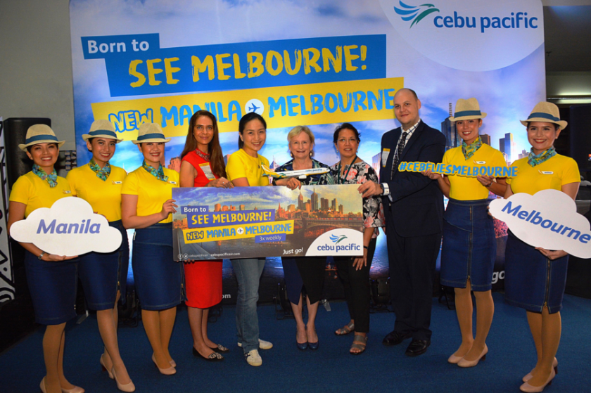 Cebu Pacific Manila - Melbourne Maiden Flight