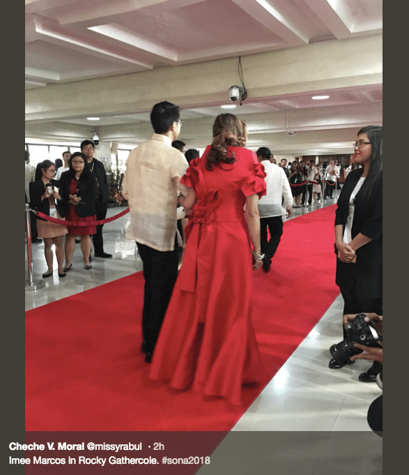 IMEE MARCOS at SONA 2018