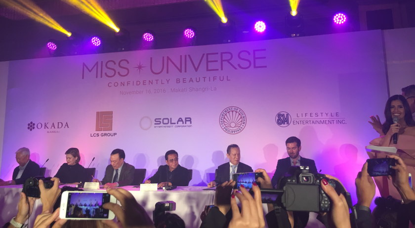 Miss Universe organizers signed deals