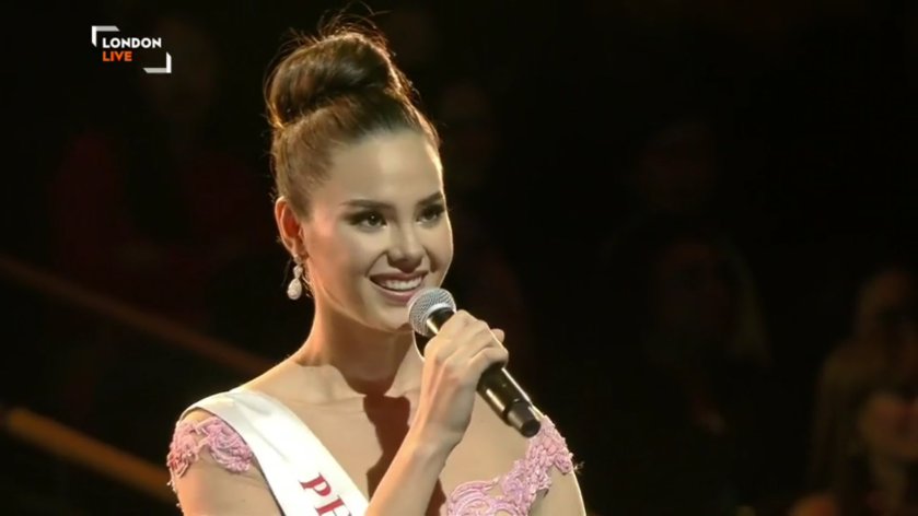 Catriona Gray of the Philippines