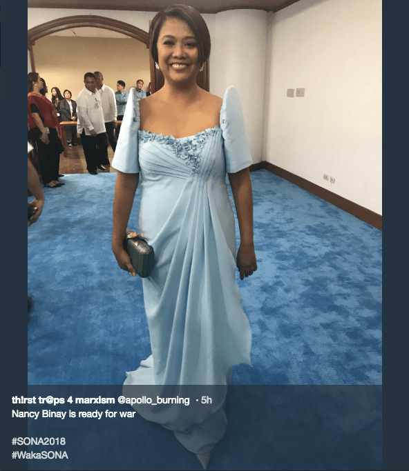 Nancy Binay at SONA 2018